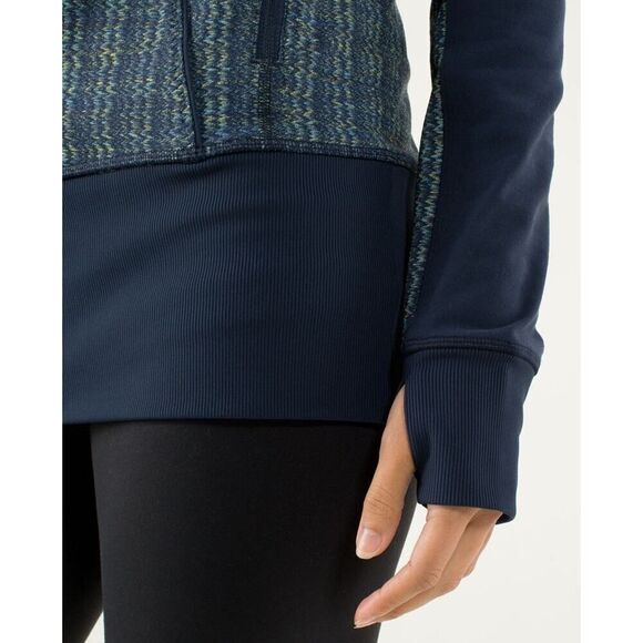 Lululemon Women’s Nice Asana Jacket in Ziggy Wee August Inkwell / Inkwell - Picture 9 of 15